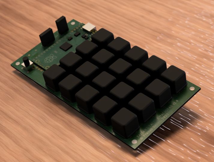 3D Rendering of Assembled PCB