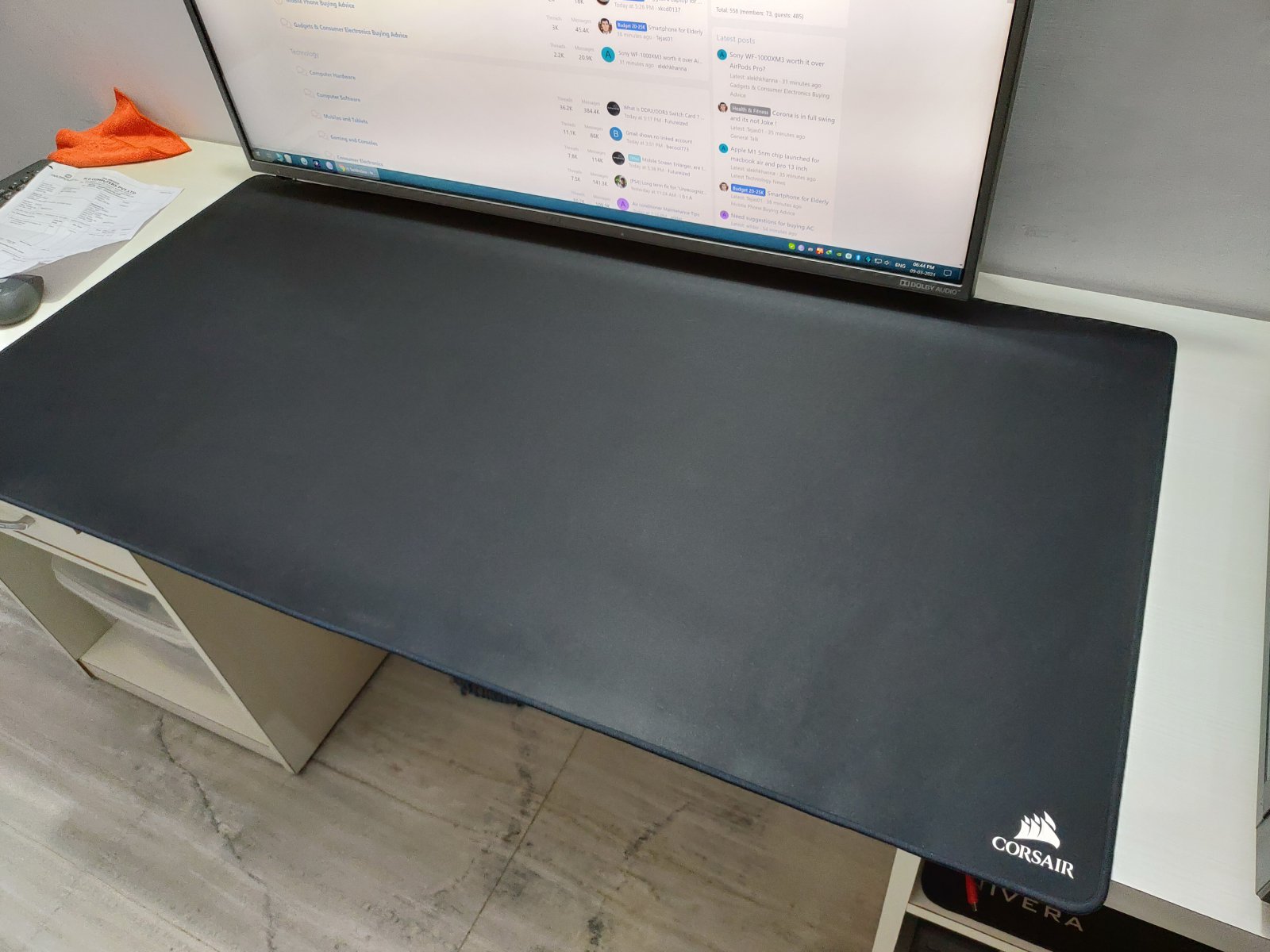 FS: - Corsair MM500 3XL Mouse Pad / Topping TCR1 75cm RCA | TechEnclave - Indian Technology Community