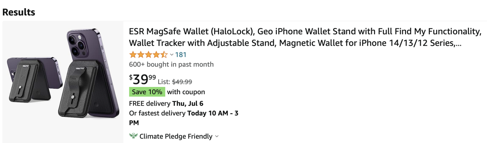 FS: Others - ESR MagSafe Wallet (HaloLock), Geo iPhone Wallet Stand with Full  Find My Functionality, Wallet Tracker with Adjustable Stand