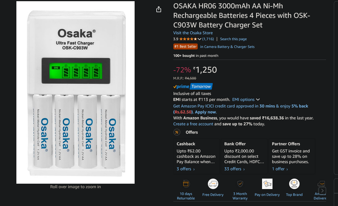Screenshot 2025-05-11 at 10-00-32 OSAKA HR06 3000mAh AA Ni-Mh Rechargeable Batteries 4 Pieces ...png