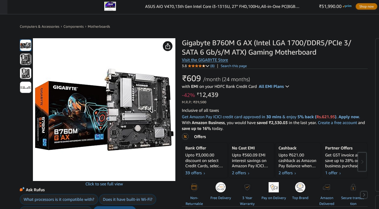 Screenshot 2025-06-20 at 14-37-46 Amazon.in Buy Gigabyte B760M G AX (Intel LGA 1700_DDR5_PCIe ...jpg