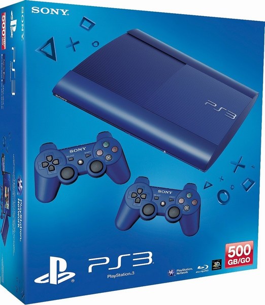 Wtb - Used New Playstation 3 Super Slim 500gb (azurite Blue) With Box 