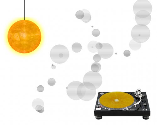 Orange Turntable+Mirrorball.jpg