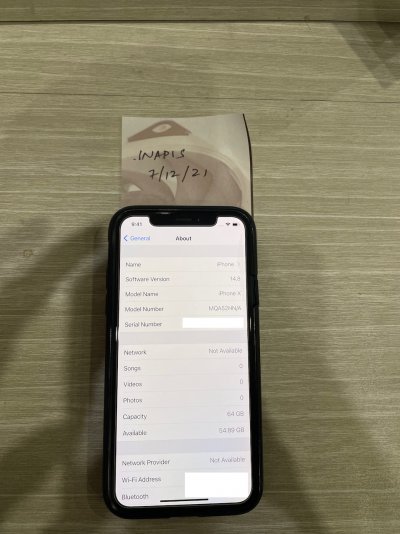 iPhone X - 64GB - Info screen.jpeg