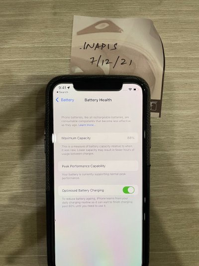 iPhone X - 256GB - 88% Battery screen.jpeg