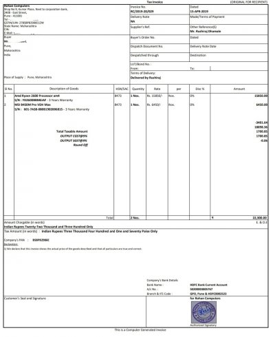 Ryzen 5 2600  Invoice.jpg