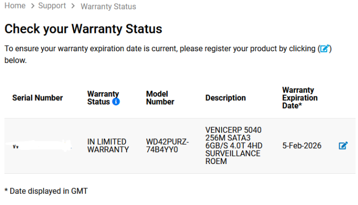 WD Purple 4TB 5040RPM Disk 1 Warranty Details Masked.png