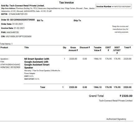 Flipkart Mi Smart Speaker Invoice.jpg