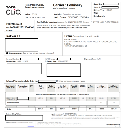 Sandisk Extreme invoice.png