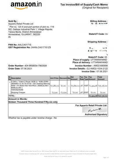 GSkill Royal invoice.jpg