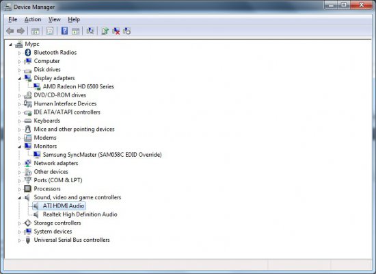 Realtek hdmi audio driver for online ati