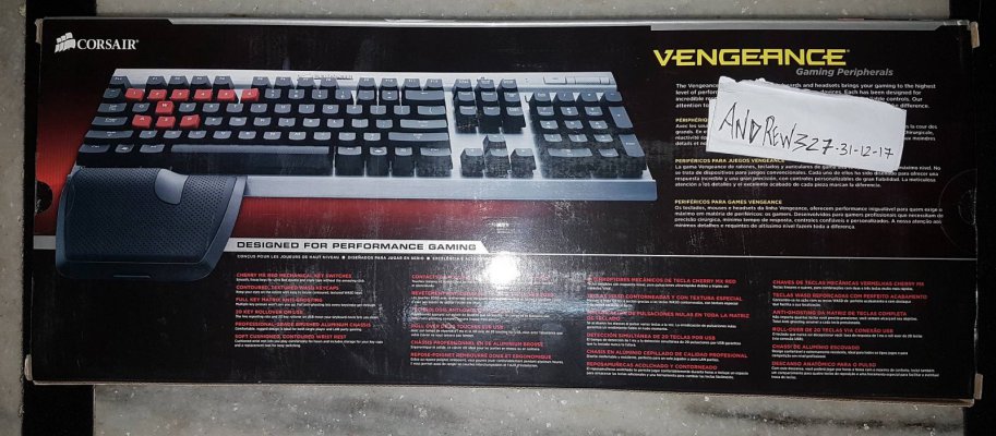 FS: Keyboard and Mice - New Corsair Vengeance K60 Performance Mechanical Keyboard | TechEnclave - Indian Technology Community