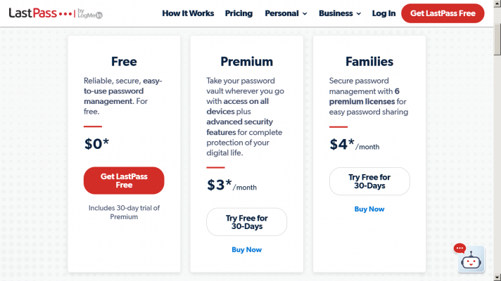 lastpass for families plan compare.png