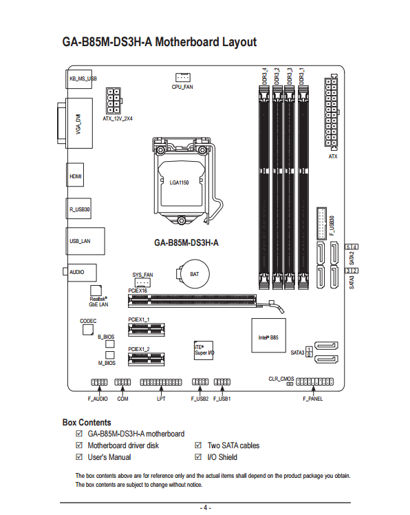 B85m g asus схема подключения