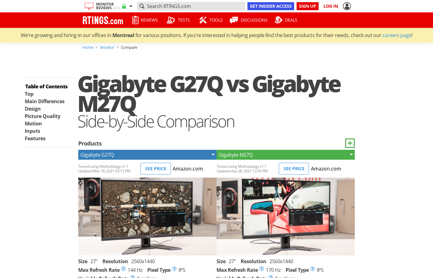 Gigabyte M27Q (rev. 1.0) Review 