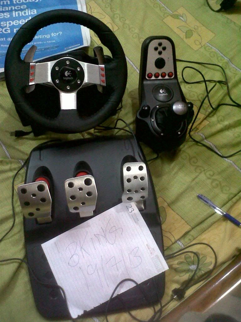 FS: Consoles - Logitech G27. 8 Months Old. Like New. In Warranty.