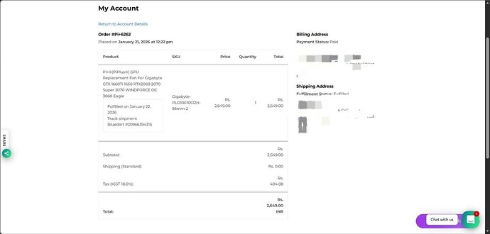Piplus GPU Fan replacement