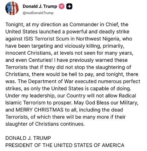 ISIS Nigeria strikes