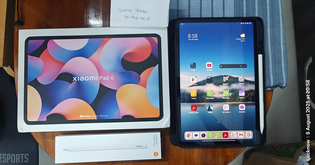 Xiaomi Pad 6 Tab 8GB/256GB + Xiaomi Pen 2nd Generation - Closed