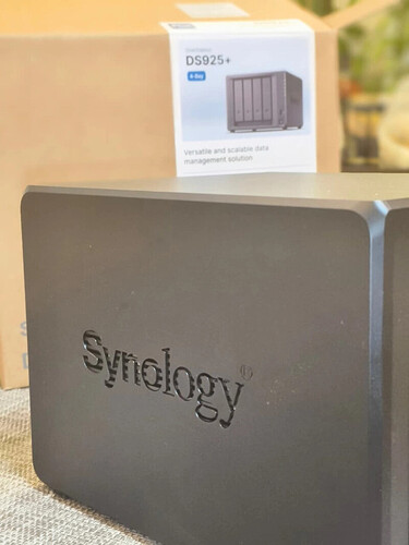 Figure 1: Unboxing the DS925+ - The premium packaging sets an impressive tone