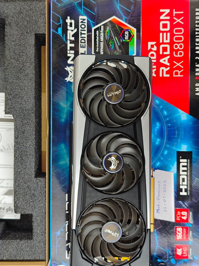RX6800 SAPPHIRE NITRO+ マイニング落ち RX6800 SAPPHIRE NITRO+ マイニング落ち - メルカリ