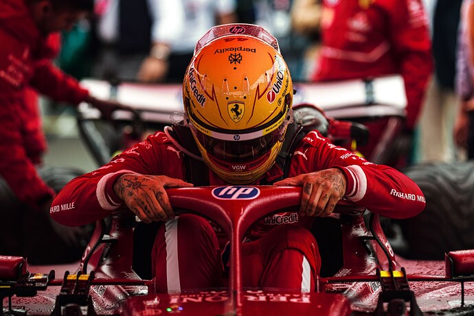 2025 British GP - Lewis Hamilton Grid