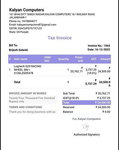 Logitech Wheel G29 Invoice.jpeg