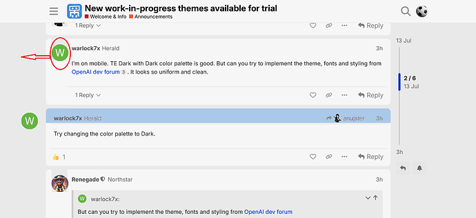 Screenshot 2025-07-13 at New work-in-progress themes available for trial - Welcome & Info _ Announcements - TechEnclave_