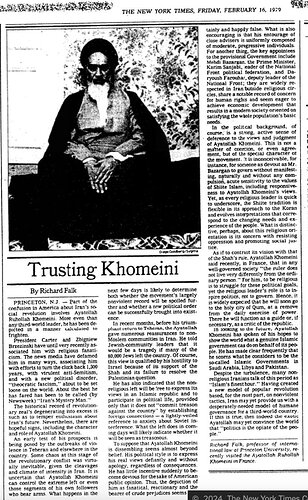 Trusting Khomeini