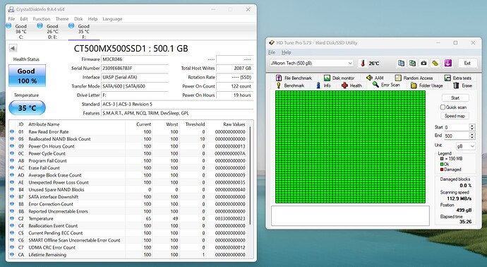 MX500 Test