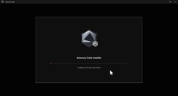 1 - armoury crate starts with this screen