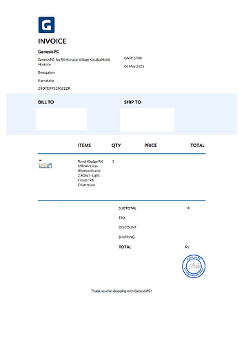 invoice
