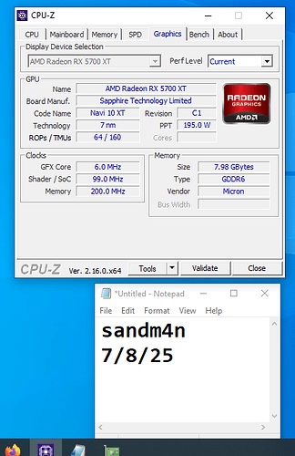 CPUZ-5700XT