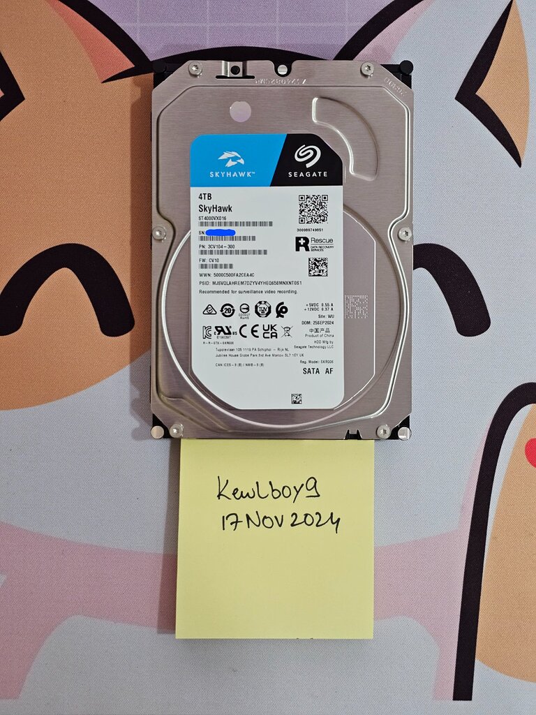Brand New Seagate SkyHawk 4TB HDD - Closed Market Listings