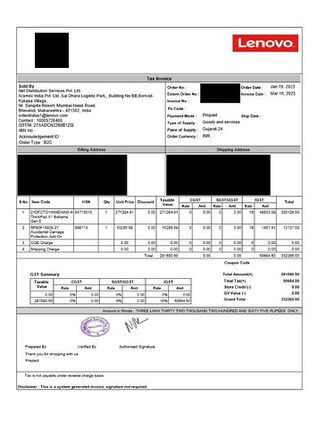 invoice