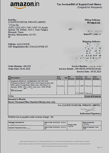 Invoice_Viewsonic