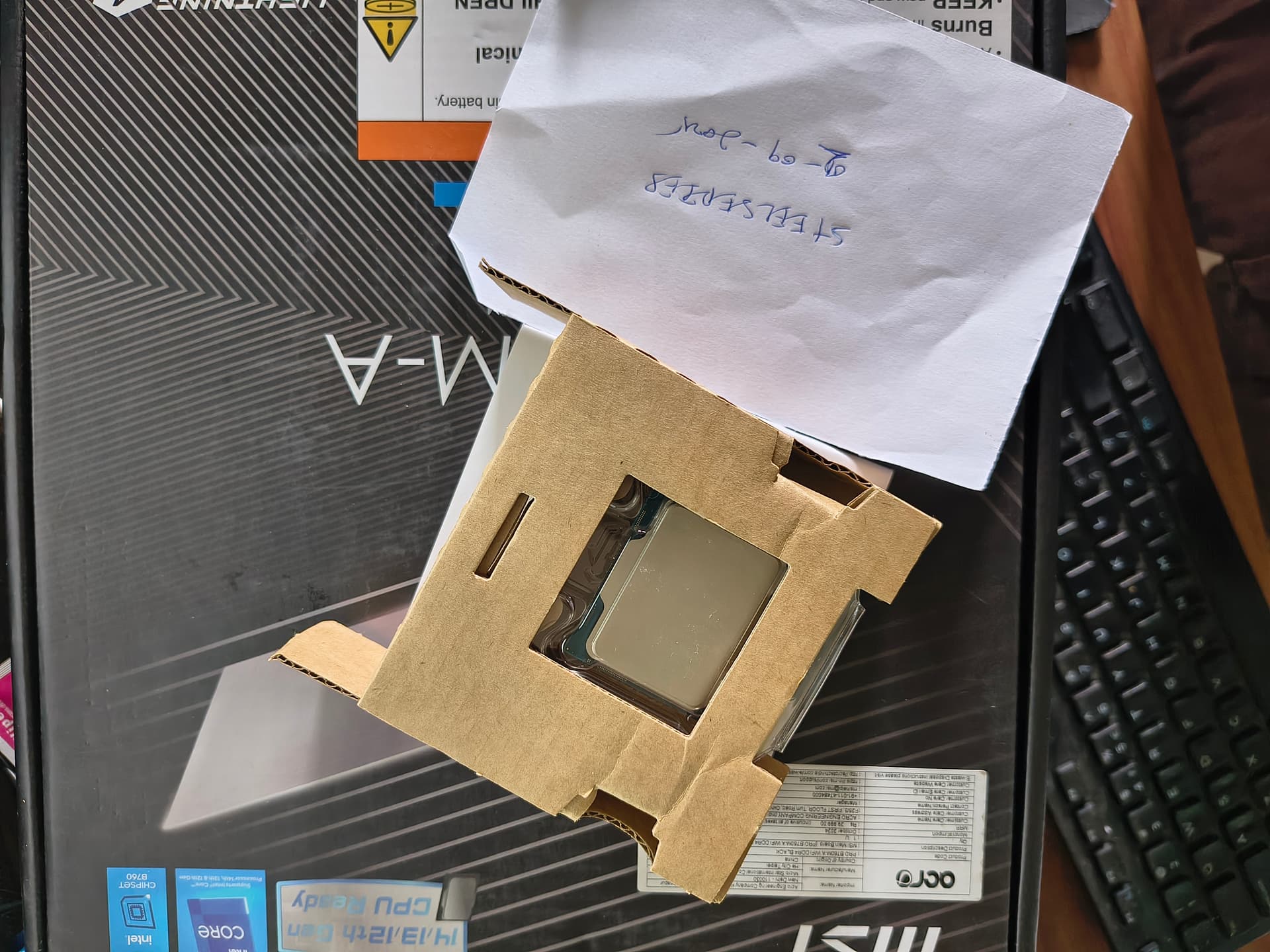 Intel i5-13600KF+MSI PRO B760M-A WiFi DDR4 - Closed Market