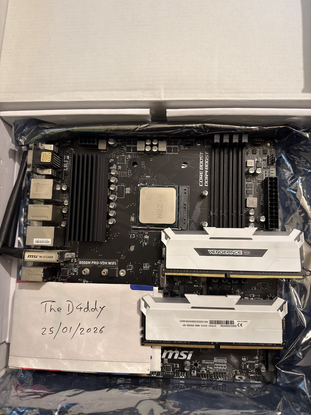 AM4 Combo (5700x + B550) & DDR4 Ram RGB / Non RGB - Garage Sale