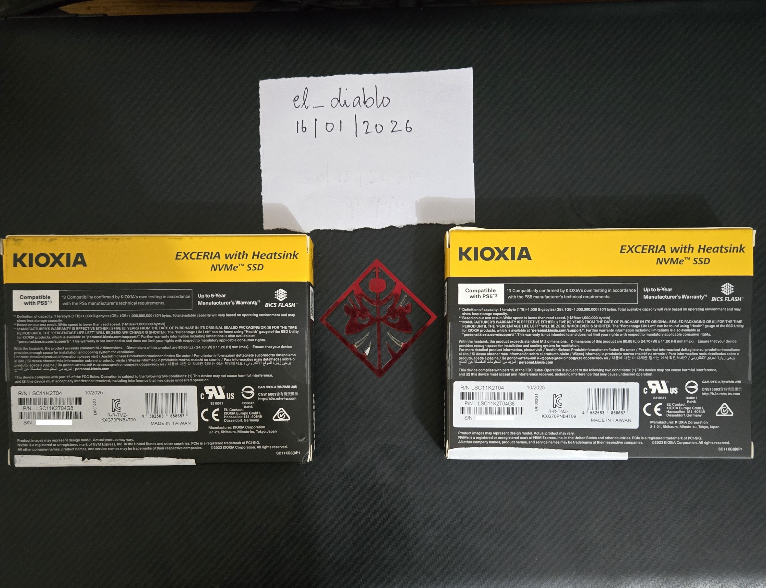 2TB KIOXIA EXCERIA with Heatsink Gen 4 NVME SSD - Classifieds